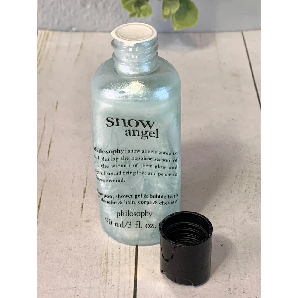 Philosophy Snow Angel 3-in-1 Shampoo Shower Gel Bubble Bath 3oz Travel Size New